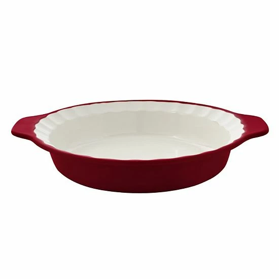 KitchenAid KQ995BX Vitrified Stoneware 9-in. Pie Plate Empire Red 11 KitchenAid KQ995BX Vitrified Stoneware 9-in. Pie Plate Empire Red - Image 9