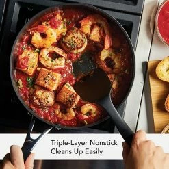 KitchenAid® Hard-Anodized Nonstick Deep Frying Sauté Pan With Lid, 3-Quart -KitchenAid Shop unnamed file 1134