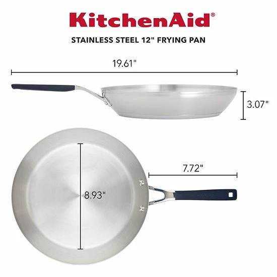 KitchenAid® 12-in. Stainless Steel Frypan 5 KitchenAid® 12-in. Stainless Steel Frypan - Image 3