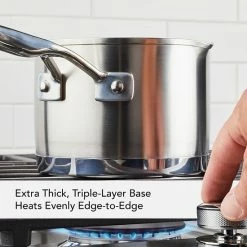 KitchenAid 3-Ply Base Stainless Steel 1.5-qt. Saucepan With Pour Spouts -KitchenAid Shop unnamed file 1164