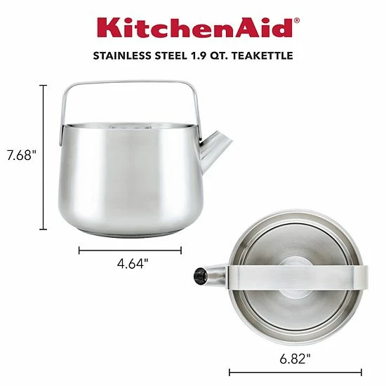 KitchenAid Stainless Steel Whistling Tea Kettle 4 KitchenAid Stainless Steel Whistling Tea Kettle - Image 2