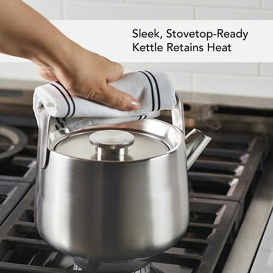 KitchenAid Stainless Steel Whistling Tea Kettle 5 KitchenAid Stainless Steel Whistling Tea Kettle - Image 3