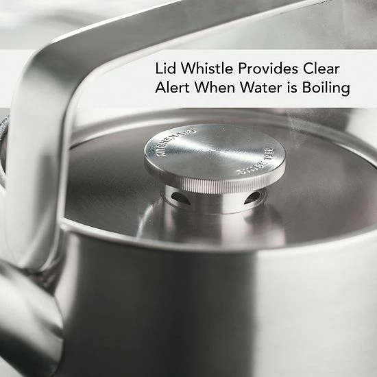 KitchenAid Stainless Steel Whistling Tea Kettle 6 KitchenAid Stainless Steel Whistling Tea Kettle - Image 4