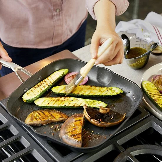 KitchenAid® Hard-Anodized Induction 11.25-in. Nonstick Square Grill Pan 5 KitchenAid® Hard-Anodized Induction 11.25-in. Nonstick Square Grill Pan - Image 3