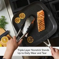 KitchenAid® Hard-Anodized Induction 11.25-in. Nonstick Square Grill Pan 12 KitchenAid® Hard-Anodized Induction 11.25-in. Nonstick Square Grill Pan -KitchenAid Shop unnamed file 1265