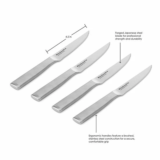 KitchenAid Gourmet 4-pc. Steak Knife Set 6 KitchenAid Gourmet 4-pc. Steak Knife Set - Image 4