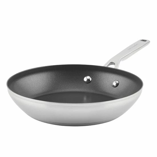 KitchenAid 3-Ply Base Stainless Steel Nonstick Frypan 3 KitchenAid 3-Ply Base Stainless Steel Nonstick Frypan