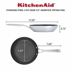 KitchenAid 3-Ply Base Stainless Steel Nonstick Frypan 12 KitchenAid 3-Ply Base Stainless Steel Nonstick Frypan -KitchenAid Shop unnamed file 1345