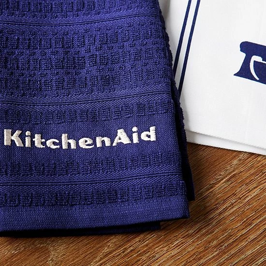 KitchenAid Kitchen Towel 3-pk. Cobalt Blue 4 KitchenAid Kitchen Towel 3-pk. Cobalt Blue - Image 2