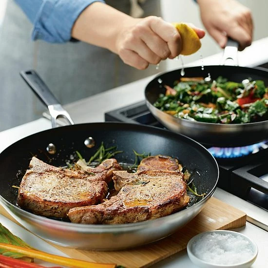 KitchenAid® 2-pc. Stainless Steel Nonstick Frypan Set 8 KitchenAid® 2-pc. Stainless Steel Nonstick Frypan Set - Image 6