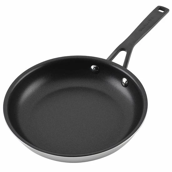 KitchenAid® 5-Ply Clad 8.25-in. Stainless Steel Nonstick Frypan 4 KitchenAid® 5-Ply Clad 8.25-in. Stainless Steel Nonstick Frypan - Image 2