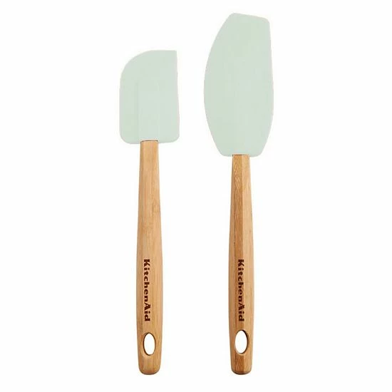 KitchenAid® 2-pc. Silicone Spatula Set Green 6 KitchenAid® 2-pc. Silicone Spatula Set Green - Image 4