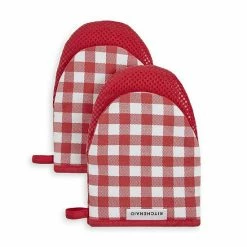 KitchenAid Gingham Mini Oven Mitt 2-pk. Gray 17 KitchenAid Gingham Mini Oven Mitt 2-pk. Gray -KitchenAid Shop unnamed file 1588