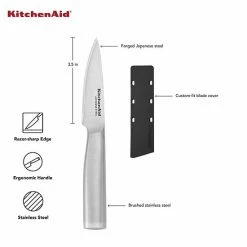 KitchenAid Gourmet 3.5-in. Serrated Paring Knife With Blade Cover 12 KitchenAid Gourmet 3.5-in. Serrated Paring Knife With Blade Cover -KitchenAid Shop unnamed file 1608