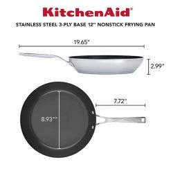 KitchenAid® 3-Ply 12-in. Stainless Steel Nonstick Frypan -KitchenAid Shop unnamed file 1741