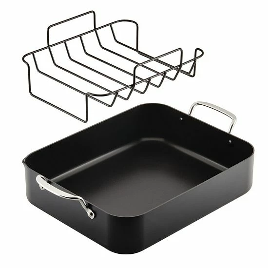 KitchenAid Hard-Anodized Roaster With Removable Nonstick Rack 7 KitchenAid Hard-Anodized Roaster With Removable Nonstick Rack - Image 5
