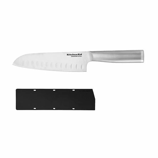 KitchenAid Gourmet 7-in. Santoku Knife With Blade Cover 8 KitchenAid Gourmet 7-in. Santoku Knife With Blade Cover - Image 6