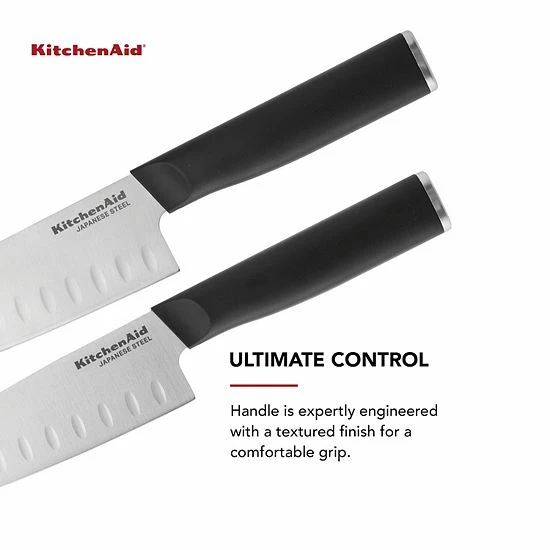 KitchenAid KE2PTHEOHOBA Classic 2-pc. Santoku Knife Set With Sheaths 7 KitchenAid KE2PTHEOHOBA Classic 2-pc. Santoku Knife Set With Sheaths - Image 5