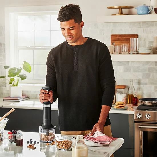 KitchenAid® KHBBV83 Cordless Variable Speed Hand Blender With Chopper & Whisk Attachment Empire Red 6 KitchenAid® KHBBV83 Cordless Variable Speed Hand Blender With Chopper & Whisk Attachment Empire Red - Image 4