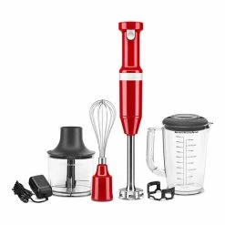 KitchenAid® KHBBV83 Cordless Variable Speed Hand Blender With Chopper & Whisk Attachment Empire Red 13 KitchenAid® KHBBV83 Cordless Variable Speed Hand Blender With Chopper & Whisk Attachment Empire Red -KitchenAid Shop unnamed file 222