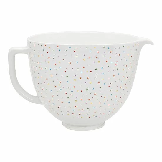 KitchenAid® KSM2CB5 5-qt. Ceramic Stand Mixer Bowl White Lace 6 KitchenAid® KSM2CB5 5-qt. Ceramic Stand Mixer Bowl White Lace - Image 4