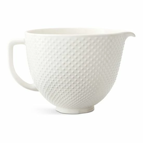 KitchenAid® KSM2CB5 5-qt. Ceramic Stand Mixer Bowl White Lace 7 KitchenAid® KSM2CB5 5-qt. Ceramic Stand Mixer Bowl White Lace - Image 5