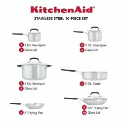 KitchenAid® 10-pc. Stainless Steel Cookware Set -KitchenAid Shop unnamed file 408