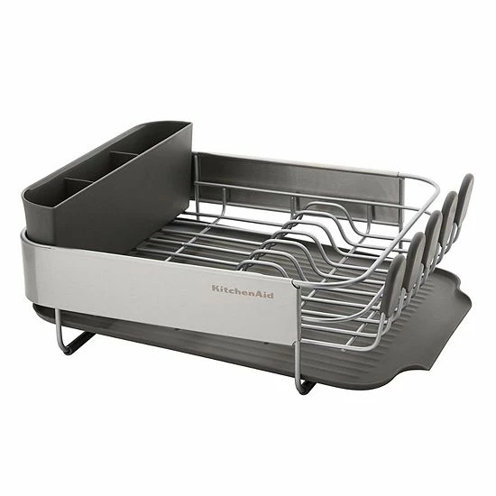 KitchenAid KE895BX Compact Stainless Steel Dish Rack Satin Black 7 KitchenAid KE895BX Compact Stainless Steel Dish Rack Satin Black - Image 5