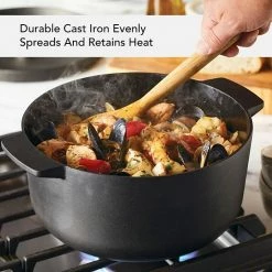 KitchenAid 6-qt. Seasoned Cast-Iron Dutch Oven / Casserole -KitchenAid Shop unnamed file 535