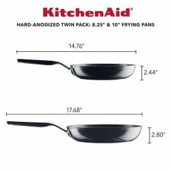 KitchenAid® Hard-Anodized Nonstick Frying Pan Set, 2-Piece -KitchenAid Shop unnamed file 609
