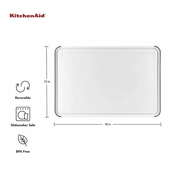 KitchenAid Classic Nonslip Plastic Cutting Board 7 KitchenAid Classic Nonslip Plastic Cutting Board - Image 5