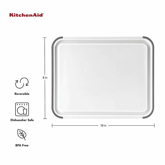 KitchenAid Classic Nonslip Plastic Cutting Board 8 KitchenAid Classic Nonslip Plastic Cutting Board - Image 6