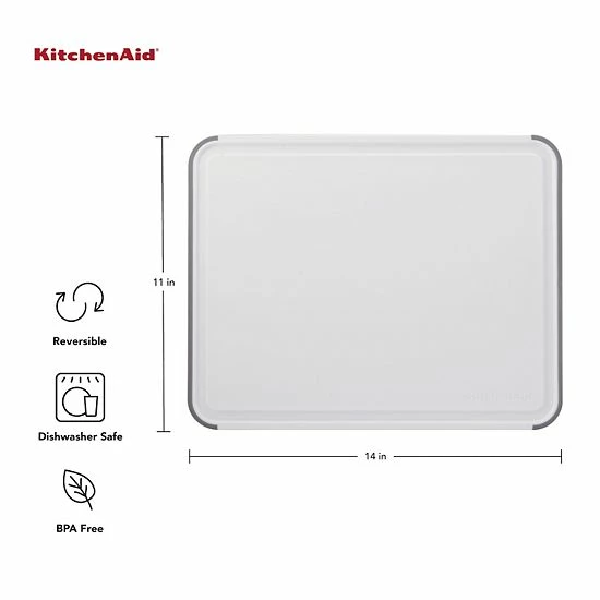 KitchenAid Classic Nonslip Plastic Cutting Board 9 KitchenAid Classic Nonslip Plastic Cutting Board - Image 7