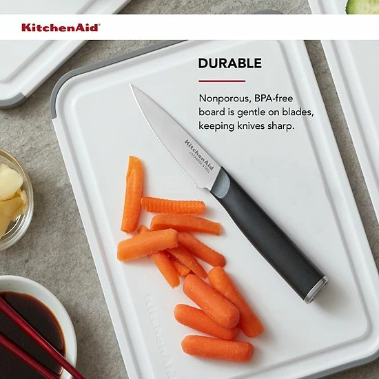 KitchenAid Classic Nonslip Plastic Cutting Board 12 KitchenAid Classic Nonslip Plastic Cutting Board - Image 10