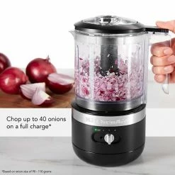 KitchenAid® KFCB519 Cordless 5-Cup Food Chopper Charcoal Gray -KitchenAid Shop unnamed file 642