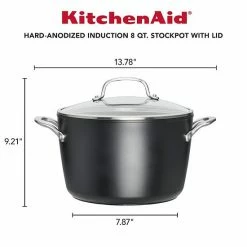 KitchenAid® Hard-Anodized Induction 8-qt. Stockpot With Lid -KitchenAid Shop unnamed file 655