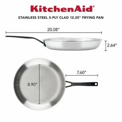 KitchenAid® 5-Ply Clad 12.25-in. Stainless Steel Frypan 16 KitchenAid® 5-Ply Clad 12.25-in. Stainless Steel Frypan -KitchenAid Shop unnamed file 662