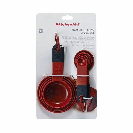 KitchenAid® Measuring Cup & Spoon Set Red 4 KitchenAid® Measuring Cup & Spoon Set Red - Image 2