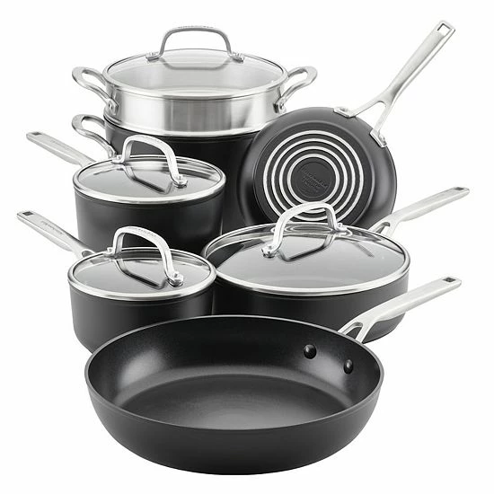 KitchenAid® Hard-Anodized Induction 11-pc. Nonstick Cookware Set 3 KitchenAid® Hard-Anodized Induction 11-pc. Nonstick Cookware Set