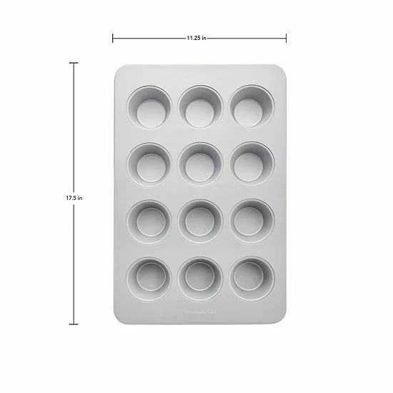 KitchenAid KE958OSNSA Nonstick Aluminized Steel 12-Cup Muffin Pan 8 KitchenAid KE958OSNSA Nonstick Aluminized Steel 12-Cup Muffin Pan - Image 6