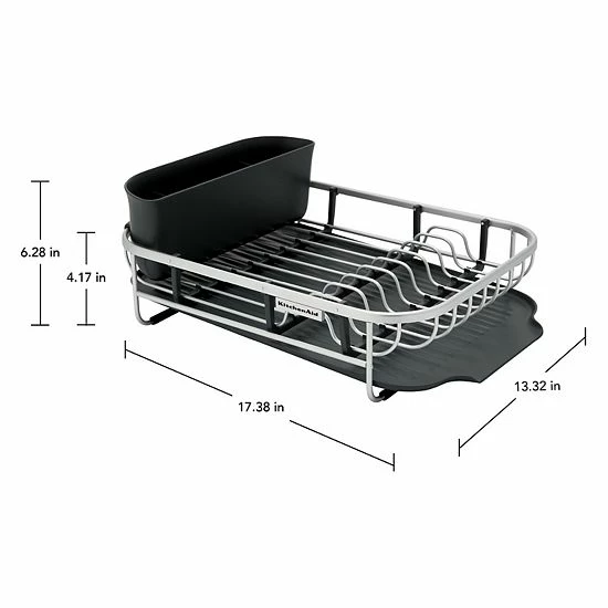 KitchenAid KE869BX Aluminum Dish Rack Black 8 KitchenAid KE869BX Aluminum Dish Rack Black - Image 6