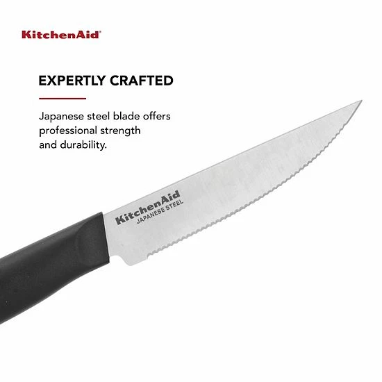 KitchenAid KE4PSKEOHOBA Classic 4-pc. Steak Knife Set 7 KitchenAid KE4PSKEOHOBA Classic 4-pc. Steak Knife Set - Image 5